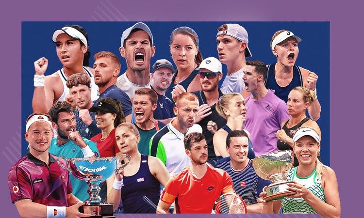 British tennis title-winners from the 2023 season