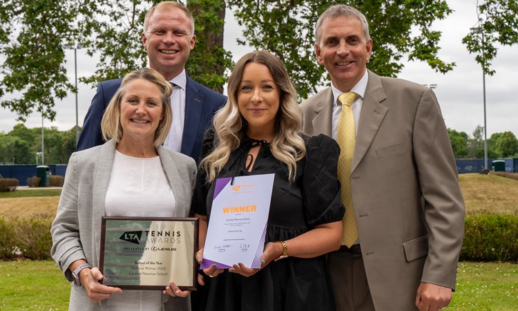 Cardinal Newman School Wins Prestigious LTA Award