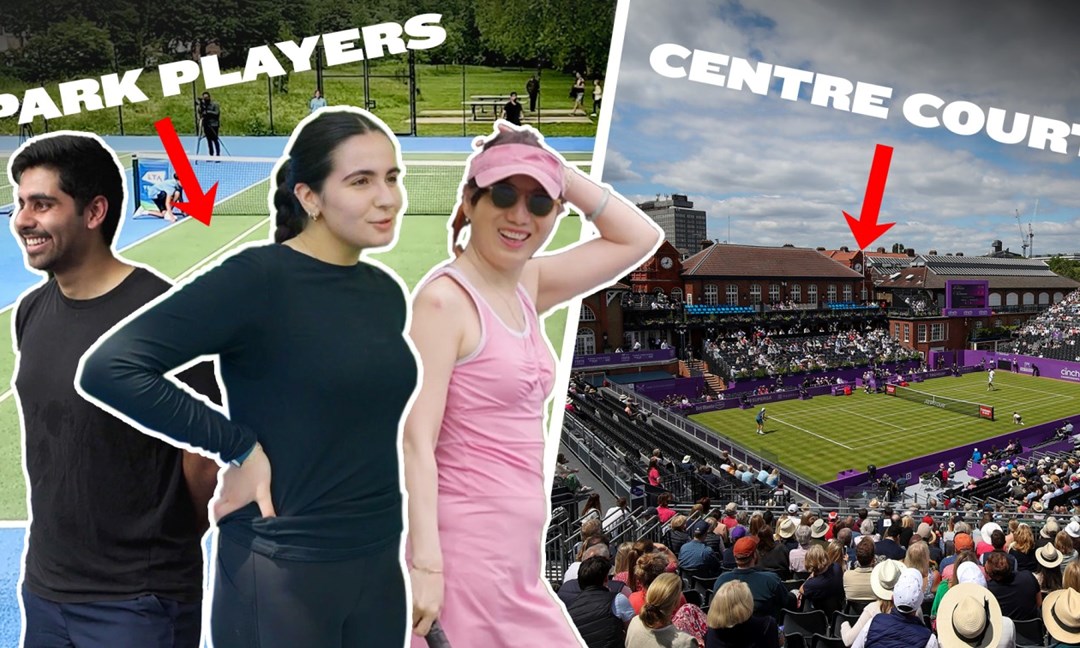 Park tennis players surprised with their own centre court treatment