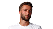 A headshot of British tennis player Liam Broady.